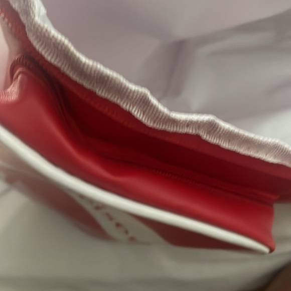 Budweiser Soft-sided Faux Leather Red Cooler Bag - Picture 5 of 5